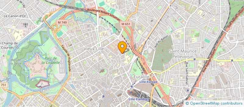 localisation de l'entreprise ELECOM à LILLE