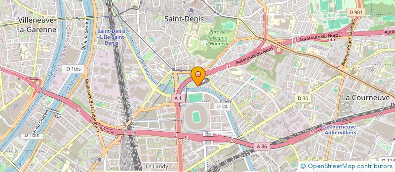 localisation de l'entreprise ELECOM à SAINT-DENIS