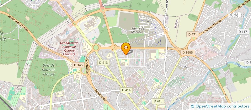 localisation de l'entreprise ELECOM à MELUN