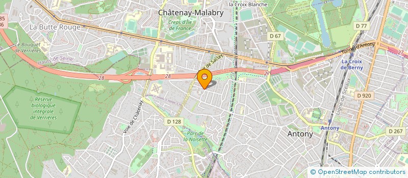 localisation de l'entreprise ELECPLOM à ANTONY