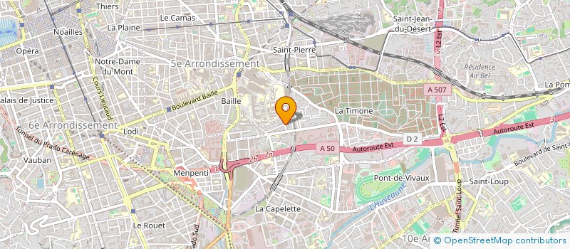 localisation de l'entreprise ELECPLUS à MARSEILLE