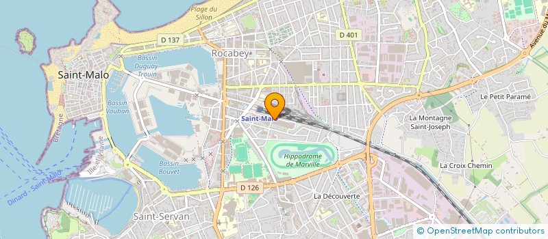 localisation de l'entreprise ELECPLUS  SAINT-MALO