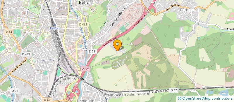 localisation de l'entreprise ELECPLUS SARL à BELFORT
