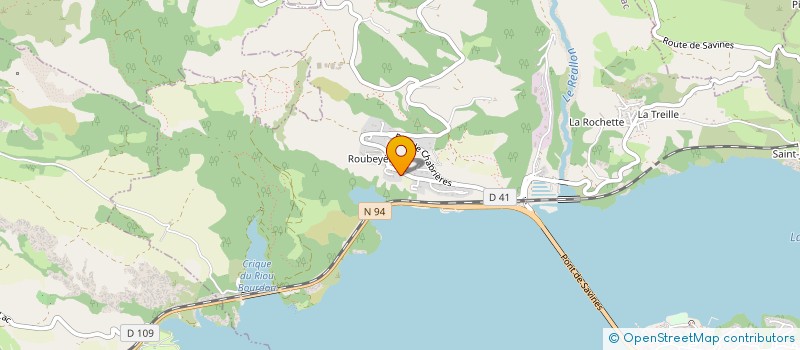 localisation de l'entreprise ELECPRO 05  SAVINES-LE-LAC