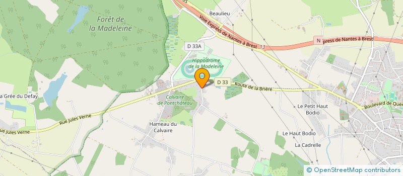 localisation de l'entreprise ELECPRO  PONTCHATEAU