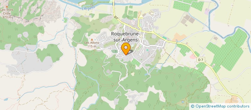 localisation de l'entreprise ELECPULSE  ROQUEBRUNE-SUR-ARGENS