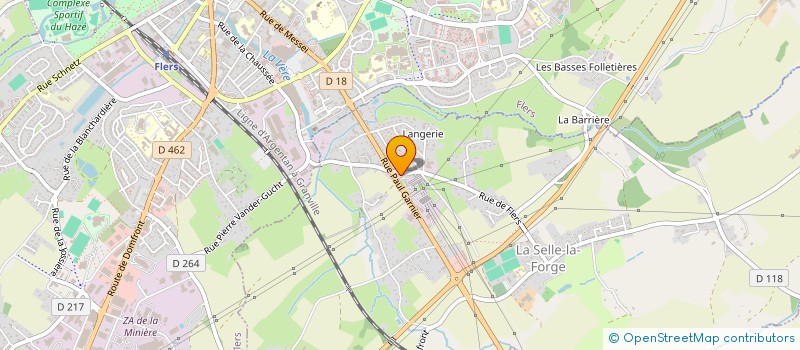 localisation de l'entreprise ELECSCIENCE  LA SELLE-LA-FORGE