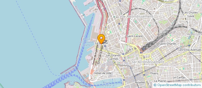 localisation de l'entreprise ELECSOL BEAUMONT à MARSEILLE