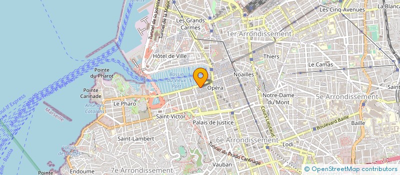 localisation de l'entreprise ELECSOL FRANCE 8 à MARSEILLE