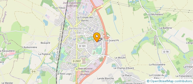 localisation de l'entreprise ELECSOL RHONE  BELLEVIGNY