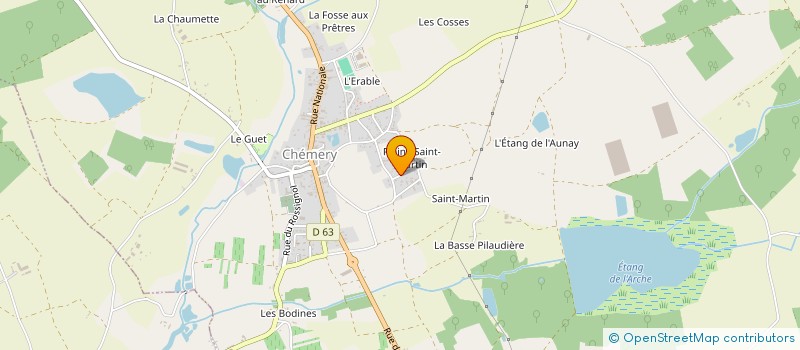 localisation de l'entreprise ELECSPRINT 41  CHEMERY