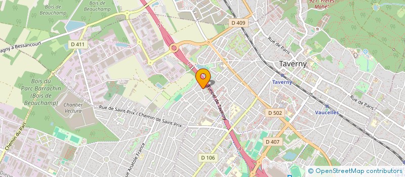 localisation de l'entreprise ELECT'CLIM  TAVERNY