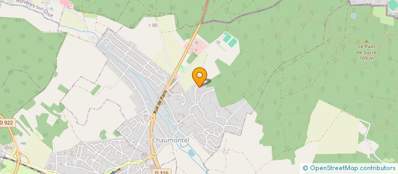 localisation de l'entreprise ELECT REAU  JAGNY-SOUS-BOIS