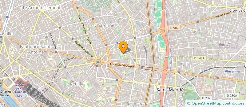 localisation de l'entreprise ELECTECH à PARIS