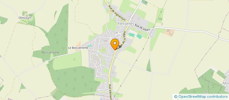 localisation de l'entreprise ELECTECH à FLESSELLES