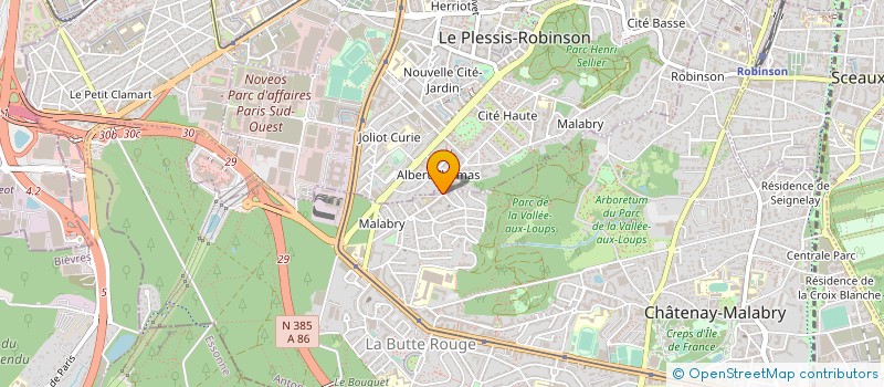 localisation de l'entreprise ELECTICITE COURANT FORT FAIBLE à CHATENAY-MALABRY