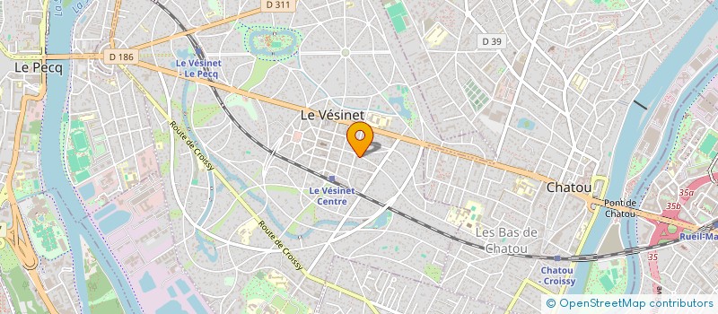 localisation de l'entreprise ELECTIKA à LE VESINET