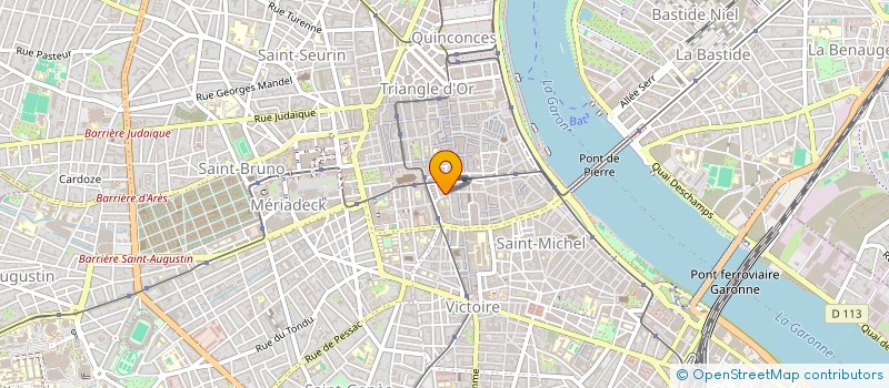 localisation de l'entreprise ELECTIONS ET MEDIAS CONSULTING  BORDEAUX