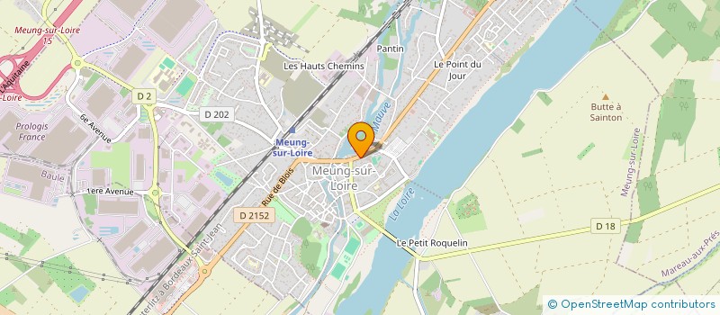 localisation de l'entreprise ELECTR PLOMB CHAUFF BUREAU D ETUDES à MEUNG-SUR-LOIRE