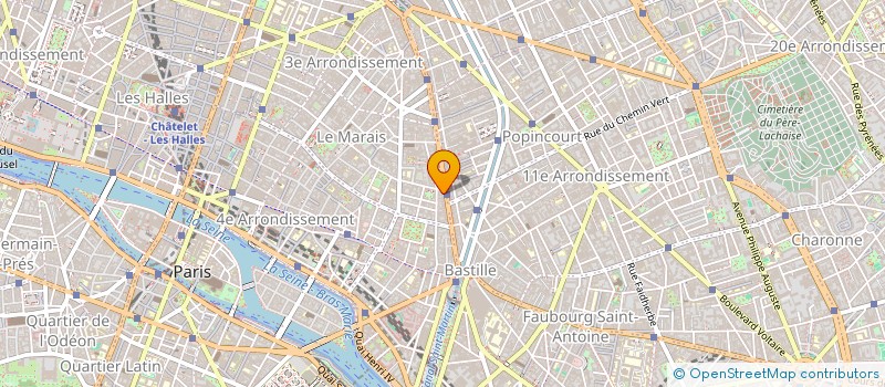 localisation de l'entreprise ELECTRA à PARIS