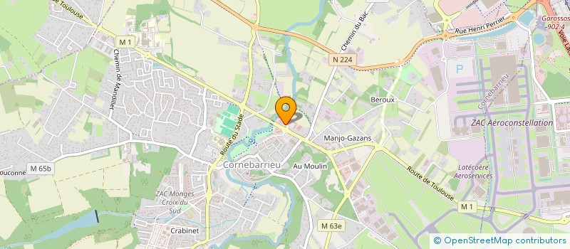 localisation de l'entreprise ELECTRA  MONDONVILLE