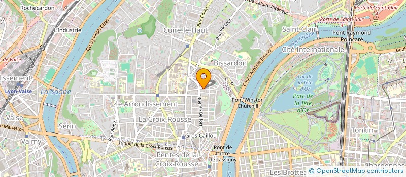 localisation de l'entreprise ELECTRA 5 à LYON