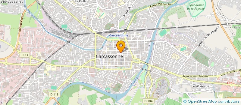 localisation de l'entreprise ELECTRA  CARCASSONNE