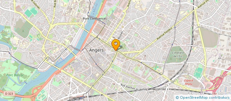 localisation de l'entreprise ELECTRA à ANGERS