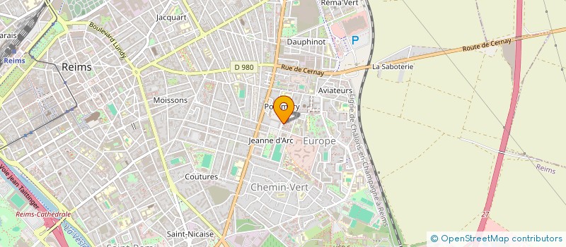 localisation de l'entreprise ELECTRA  REIMS