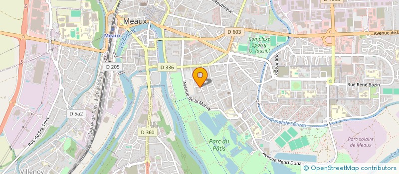 localisation de l'entreprise ELECTRA à MEAUX