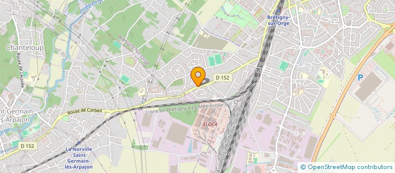 localisation de l'entreprise ELECTRA à BRETIGNY-SUR-ORGE