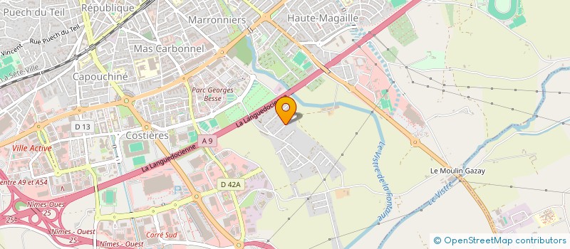 localisation de l'entreprise ELECTRA FRANCE ELECTRAF à NIMES