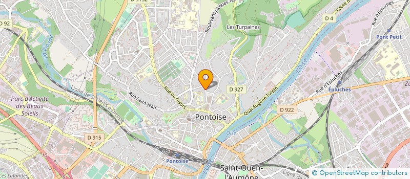localisation de l'entreprise ELECTRA-UNIC-INDUSTRIE à PONTOISE