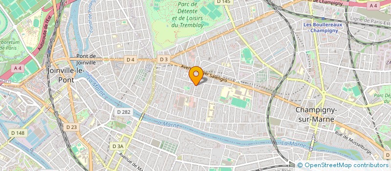 localisation de l'entreprise ELECTRACK à CHAMPIGNY-SUR-MARNE