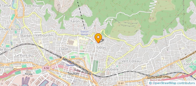 localisation de l'entreprise ELECTRAK 83  TOULON