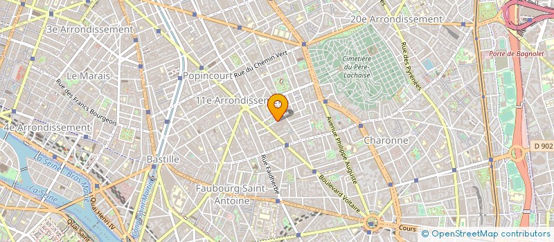 localisation de l'entreprise ELECTRANS à PARIS