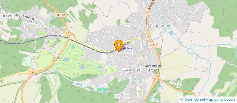 localisation de l'entreprise ELECTRATEL  LUZARCHES