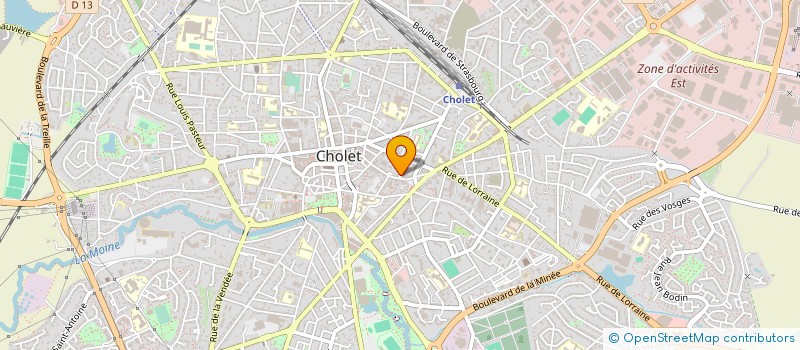 localisation de l'entreprise ELECTRE ORGANISATION DE SPECTACLES à CHOLET