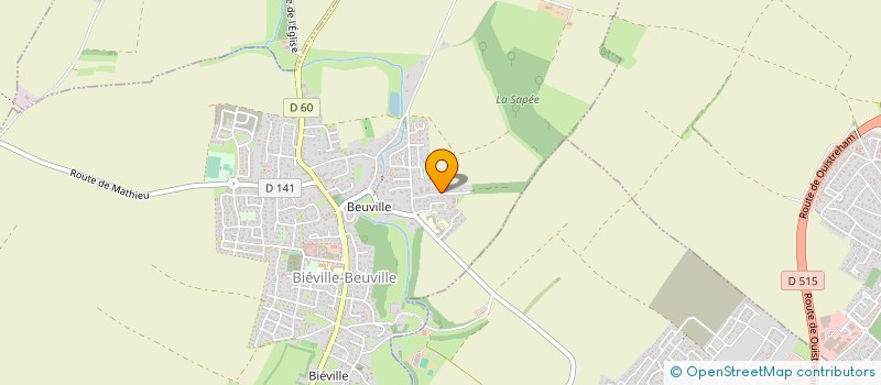 localisation de l'entreprise ELECTREL à BIEVILLE-BEUVILLE