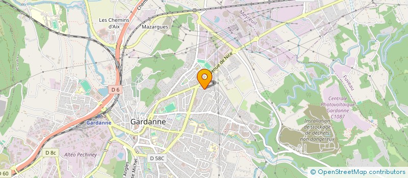 localisation de l'entreprise ELECTRI-CITY  GARDANNE