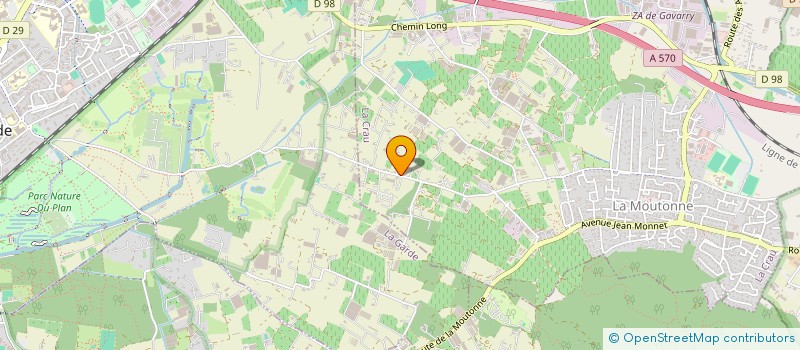 localisation de l'entreprise ELECTRI MACONNE CARRELA PEINTUR PLOMBERI  LA CRAU