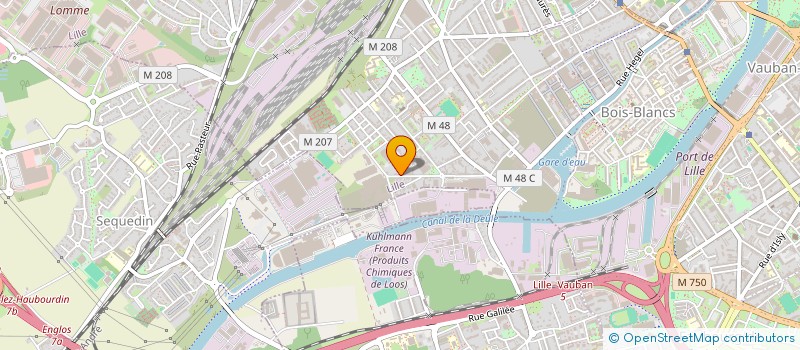 localisation de l'entreprise ELECTRIBATI à LILLE