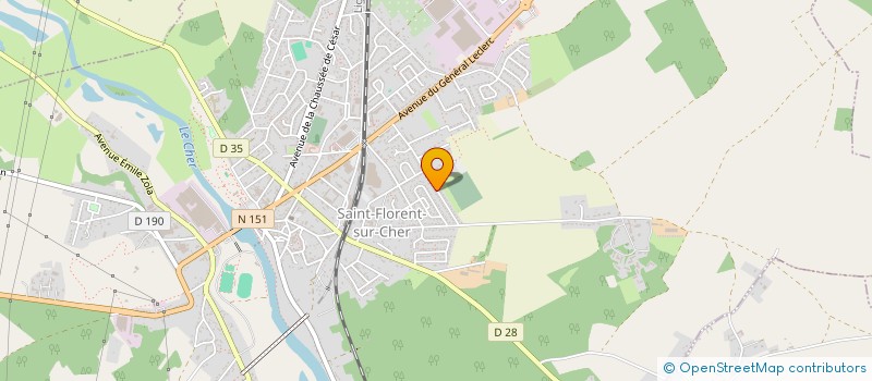 localisation de l'entreprise ELECTRIC 2000  SAINT-FLORENT-SUR-CHER