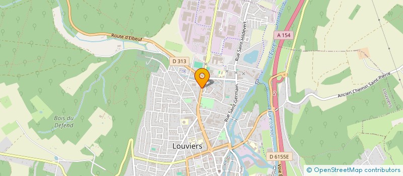 localisation de l'entreprise ELECTRIC AUTO à LOUVIERS