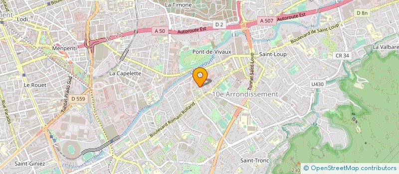 localisation de l'entreprise ELECTRIC AVENIR à MARSEILLE