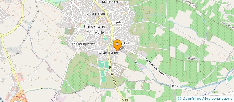 localisation de l'entreprise ELECTRIC CONCEPT 66 à CABESTANY