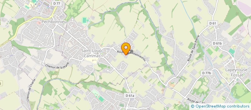 localisation de l'entreprise ELECTRIC INDUSTRIE BATIMENT CASTELMAUROU  SAINT-LOUP-CAMMAS