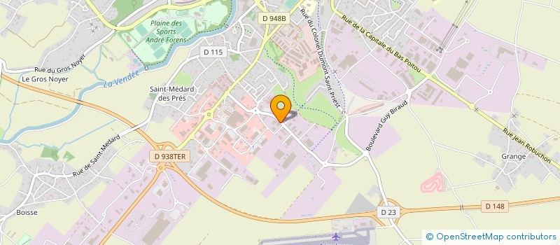 localisation de l'entreprise ELECTRIC MOTEUR à FONTENAY-LE-COMTE