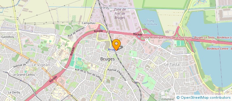 localisation de l'entreprise ELECTRIC OHMS à BRUGES