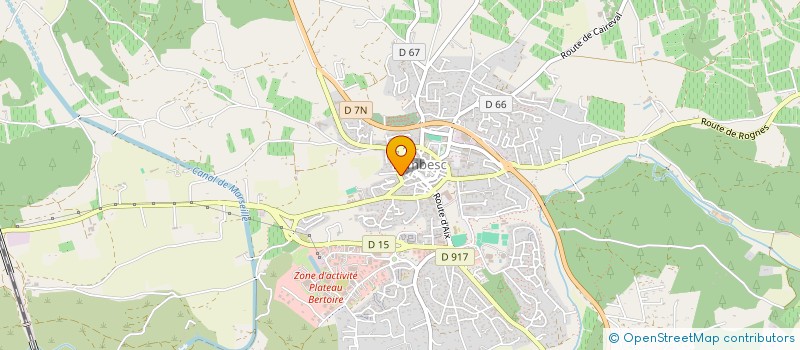 localisation de l'entreprise ELECTRIC PROVENCE  LAMBESC